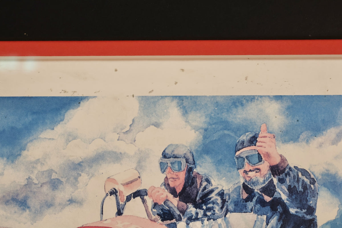 "Great American Race" 1980s Print