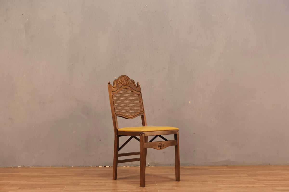 Stakmore Harvest Gold & Cane Folding Chair