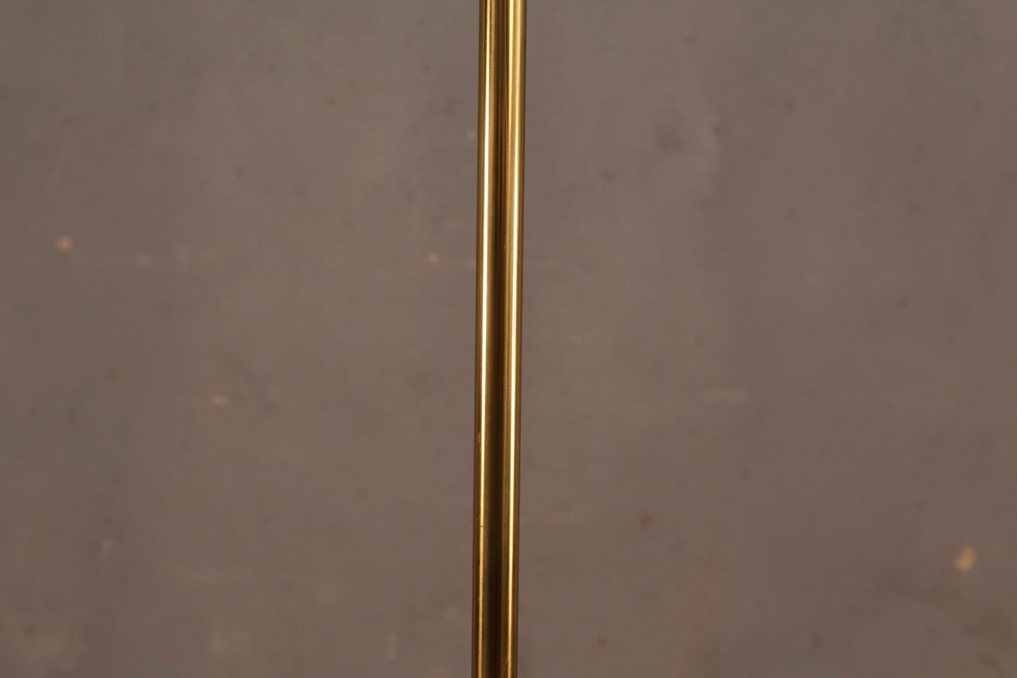 Brass Floor Lamp With Black Shade