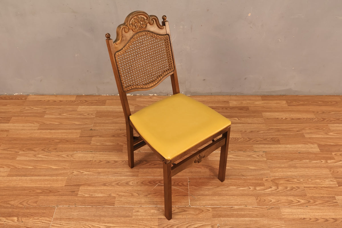 Stakmore Harvest Gold & Cane Folding Chair