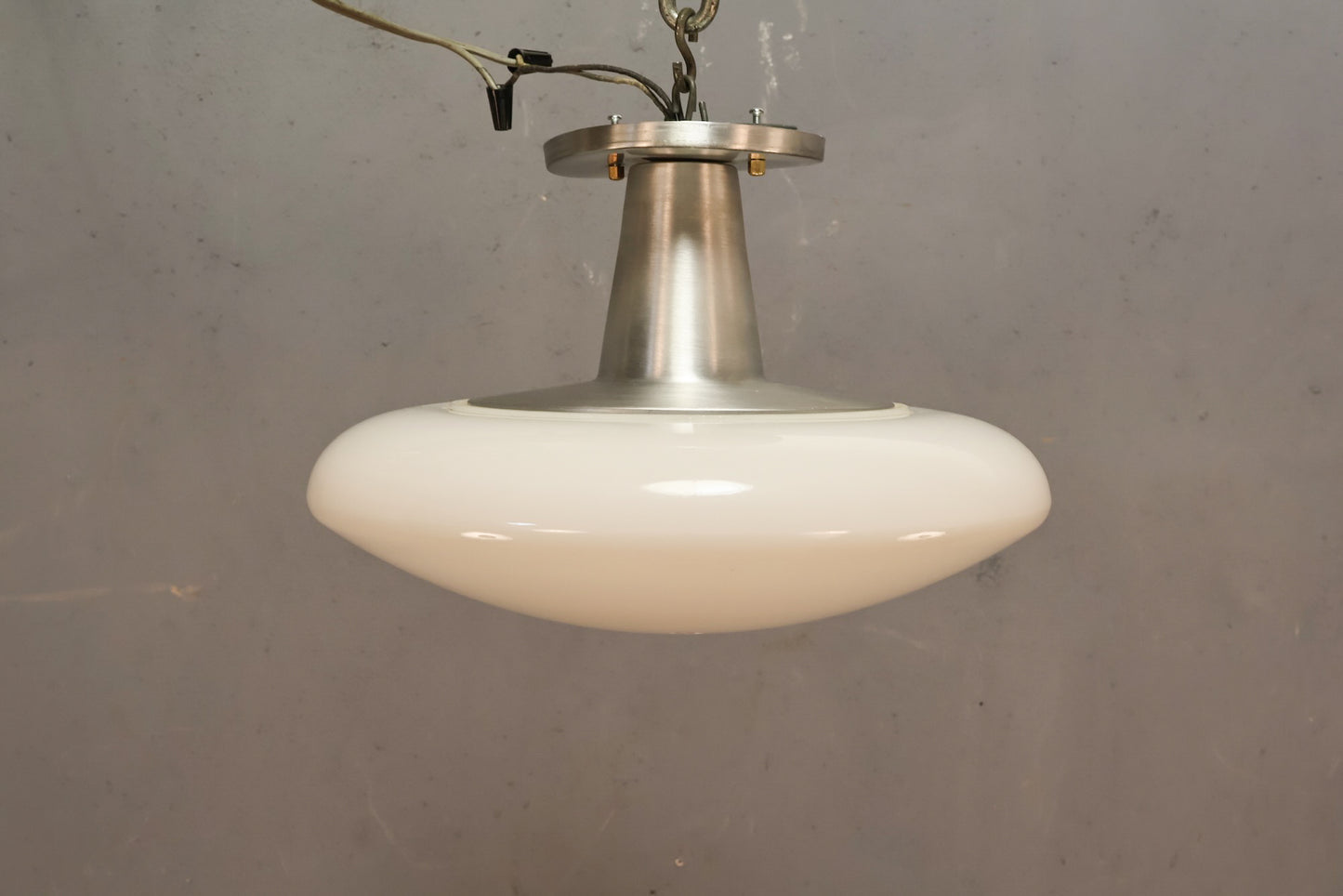 Opaline Ellipse Ceiling Light Fixture