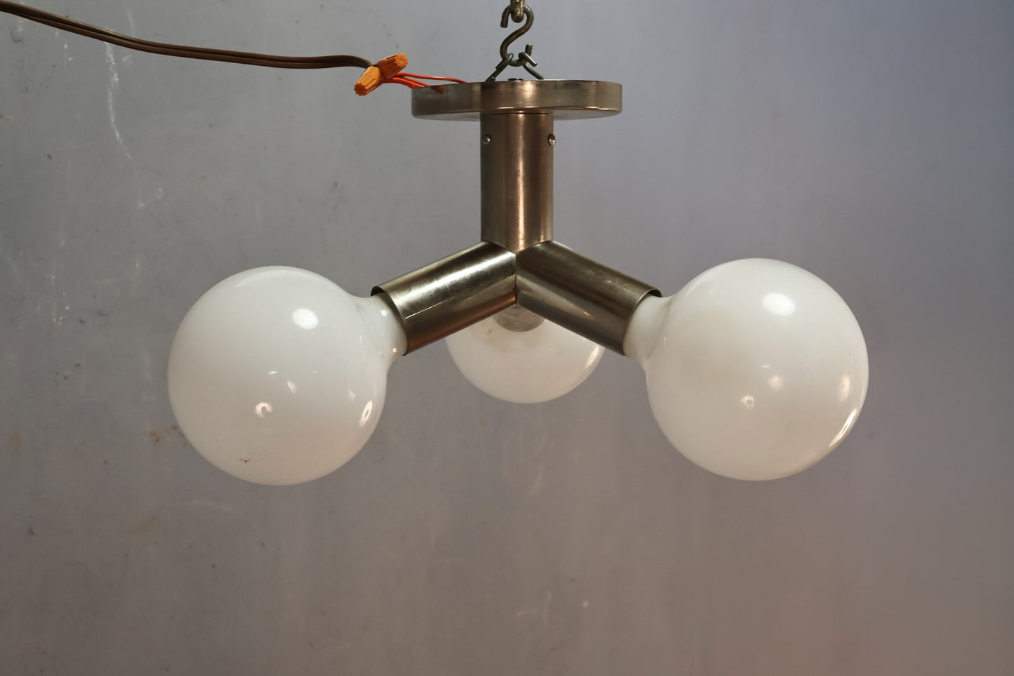 JT Kalmar 1970s Aluminum Ceiling Light Fixture