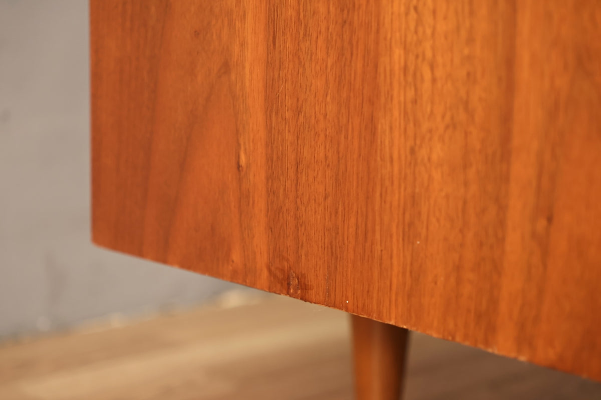 Mid Century Ridged 3-Drawer Credenza