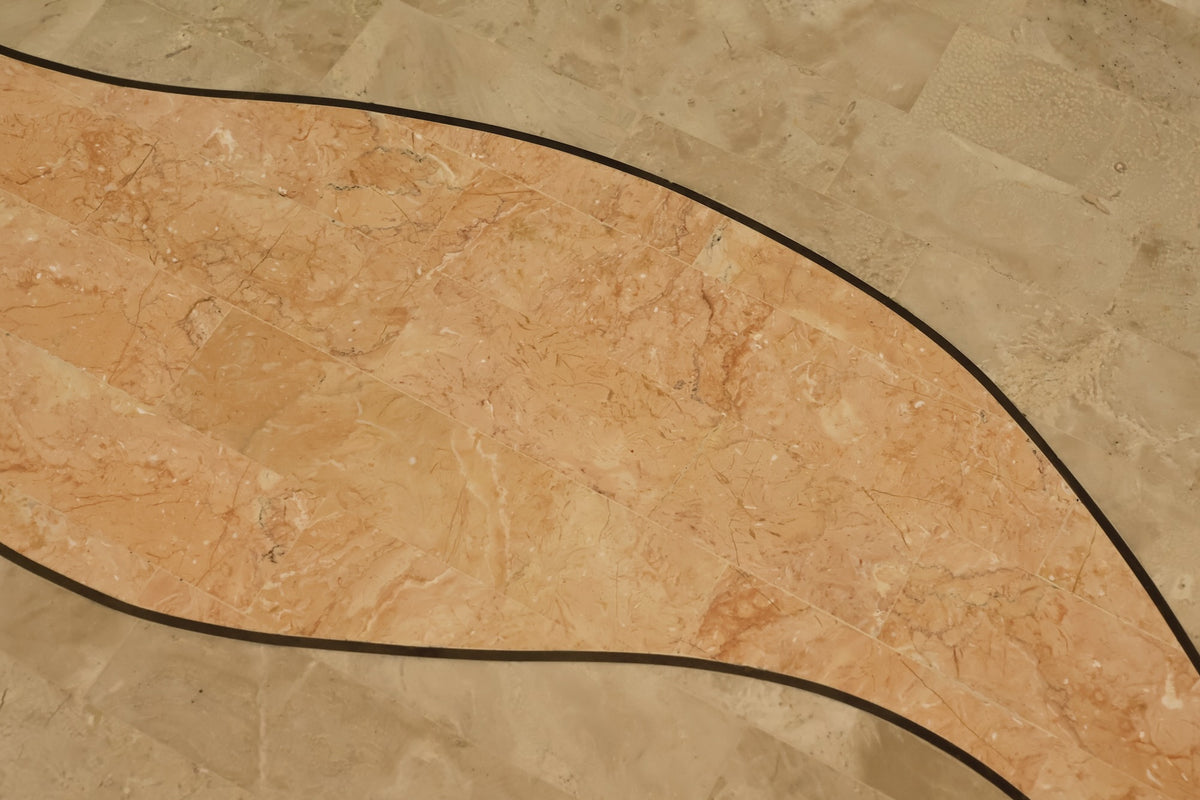 1990s Travertine End Table - ONLINE ONLY
