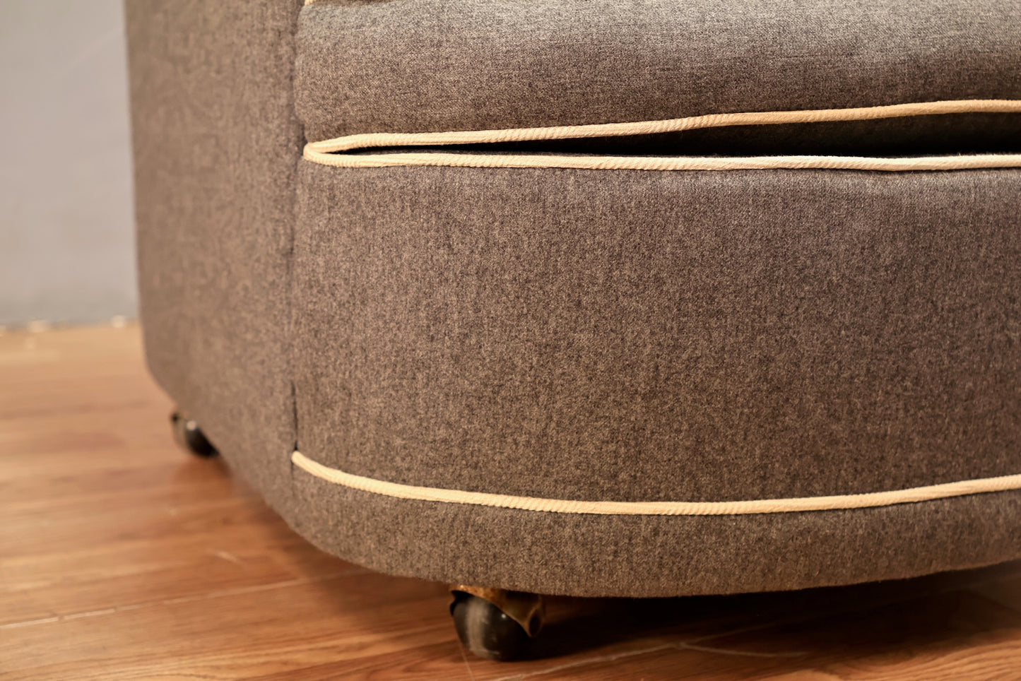 Gray & White Club Chair - ONLINE ONLY
