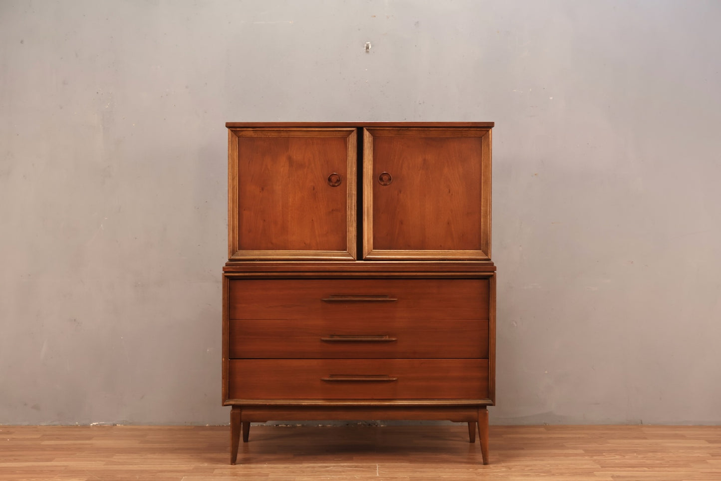 1960s Bassett "Impact" 5-Drawer Bachelor's Chest