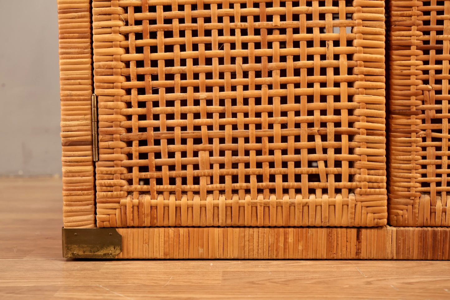 Campaign Rattan 2-Door Cabinet