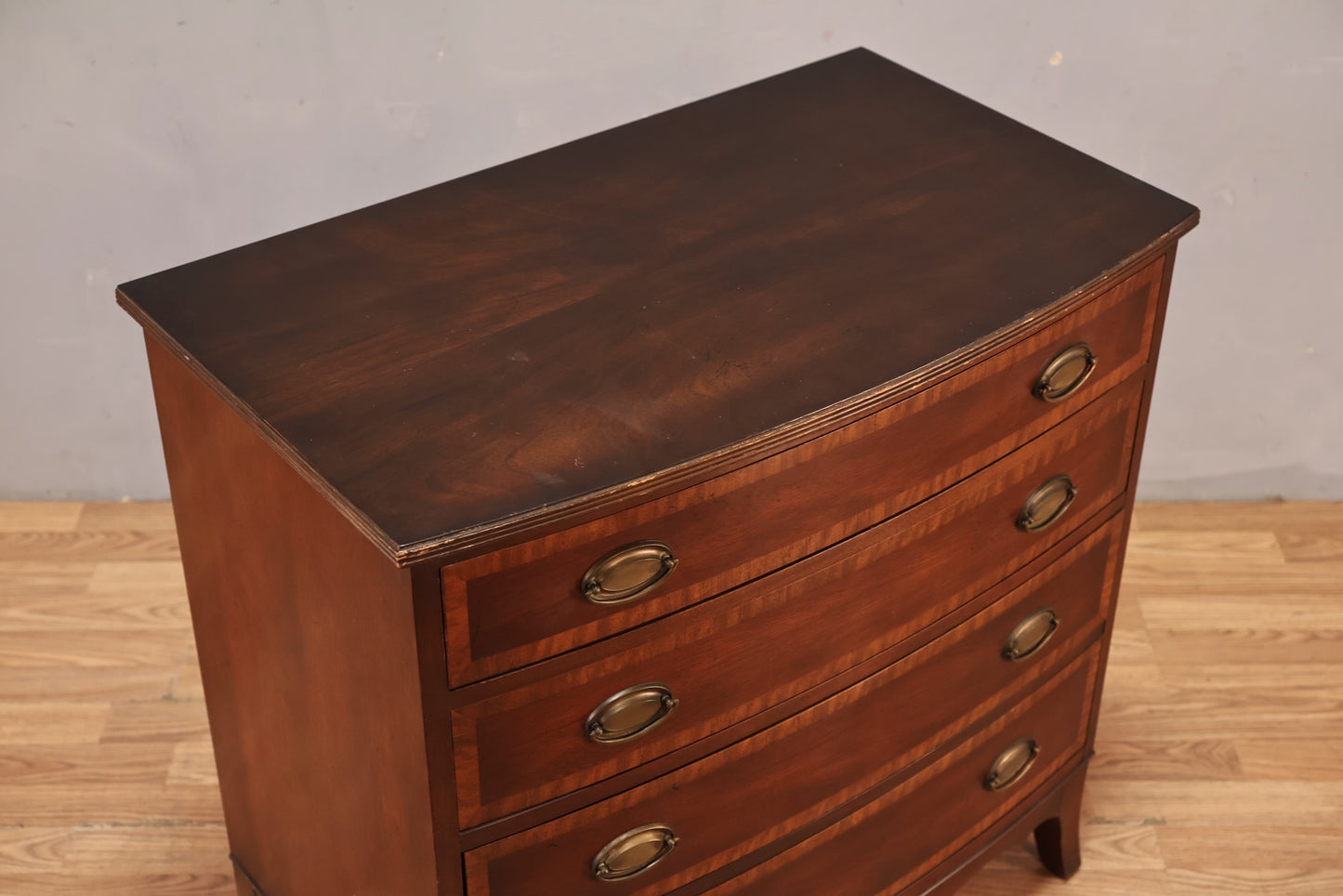 Antique Mahogany 4-Drawer Dresser