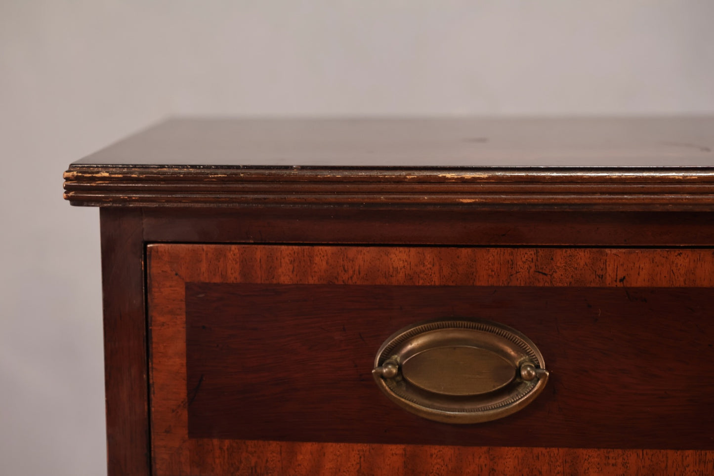 Antique Mahogany 4-Drawer Dresser