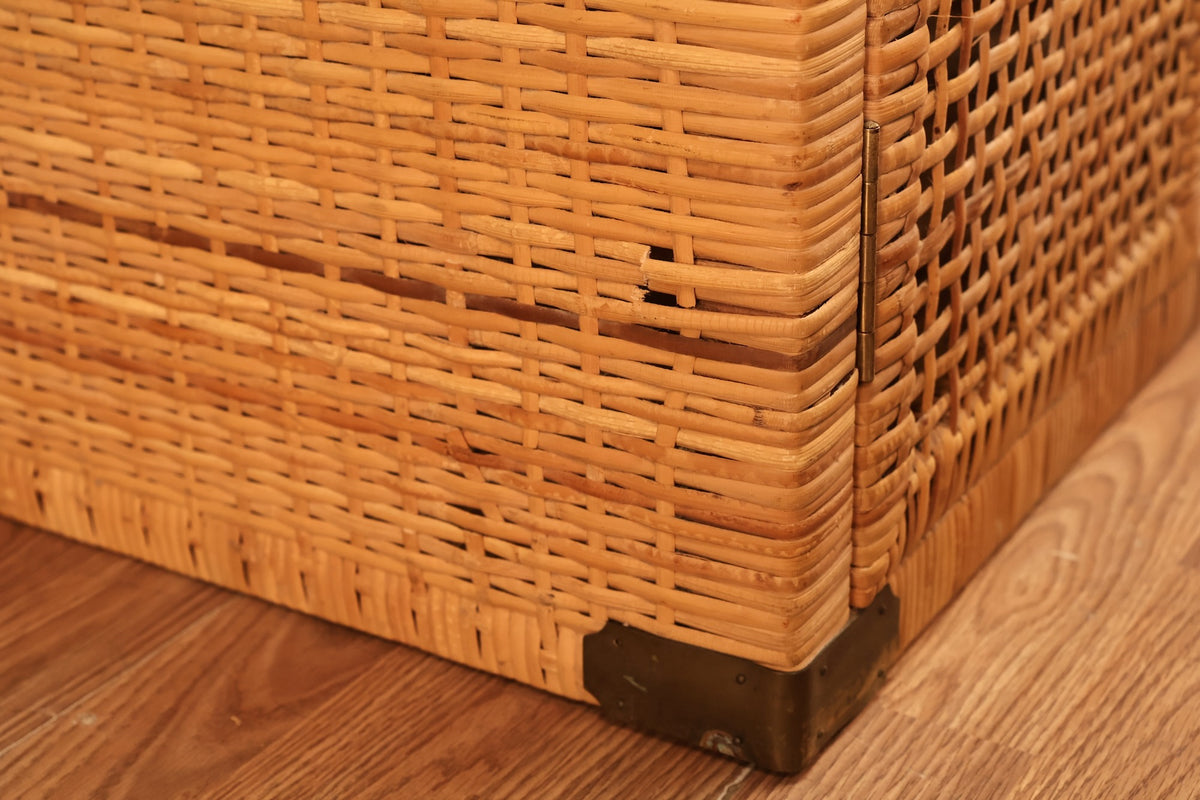 Campaign Rattan 2-Door Cabinet