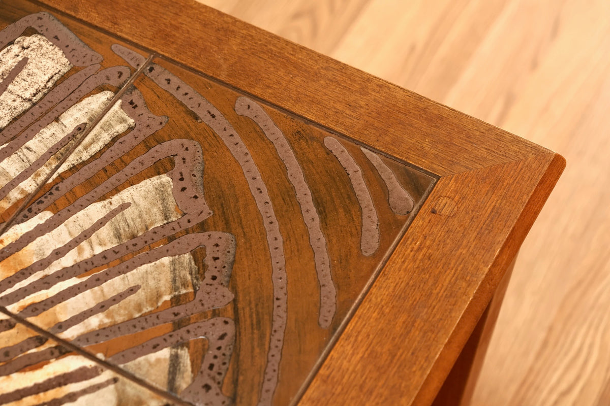 Toften Teak & Tile Coffee Table - ONLINE ONLY