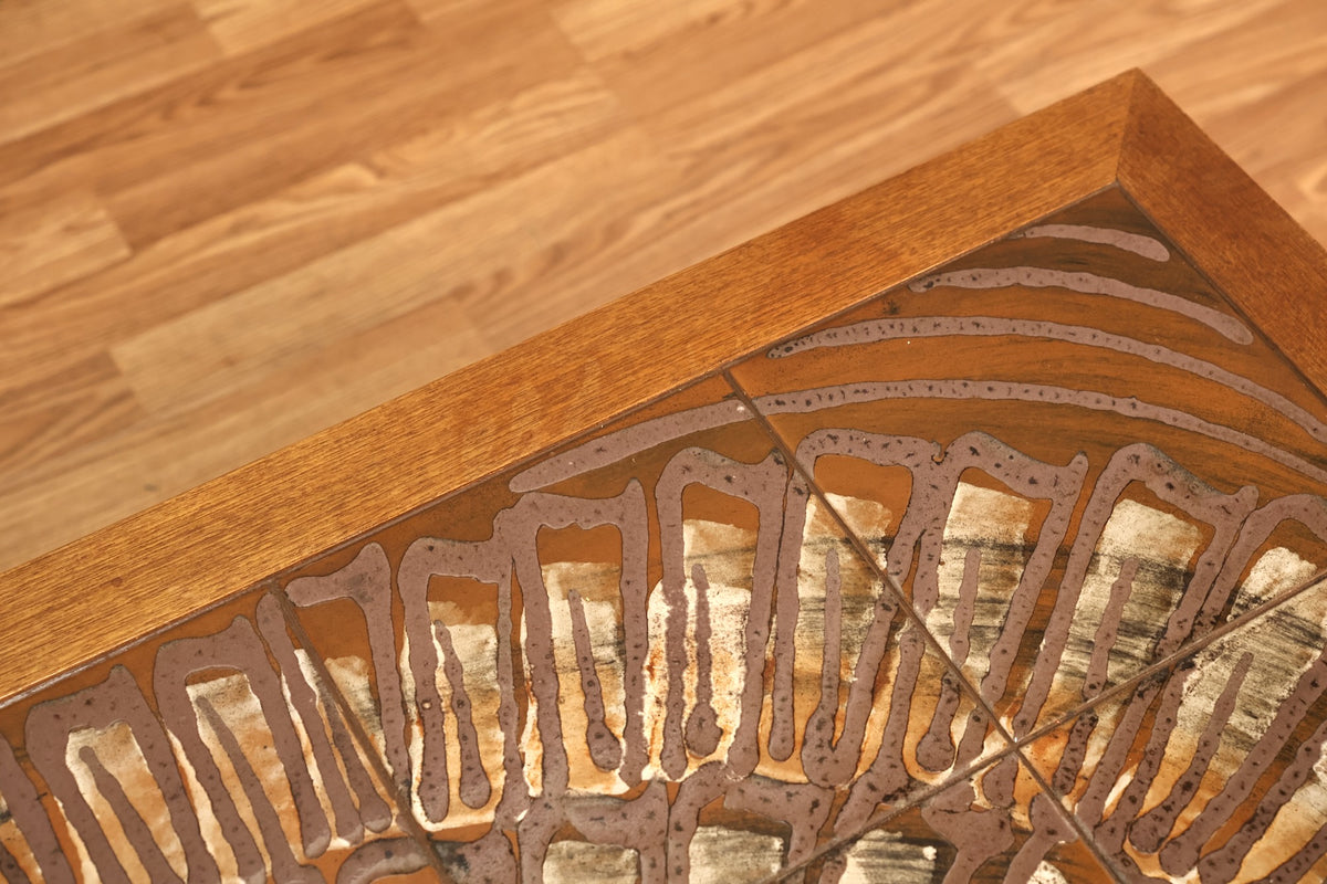 Toften Teak & Tile Coffee Table - ONLINE ONLY