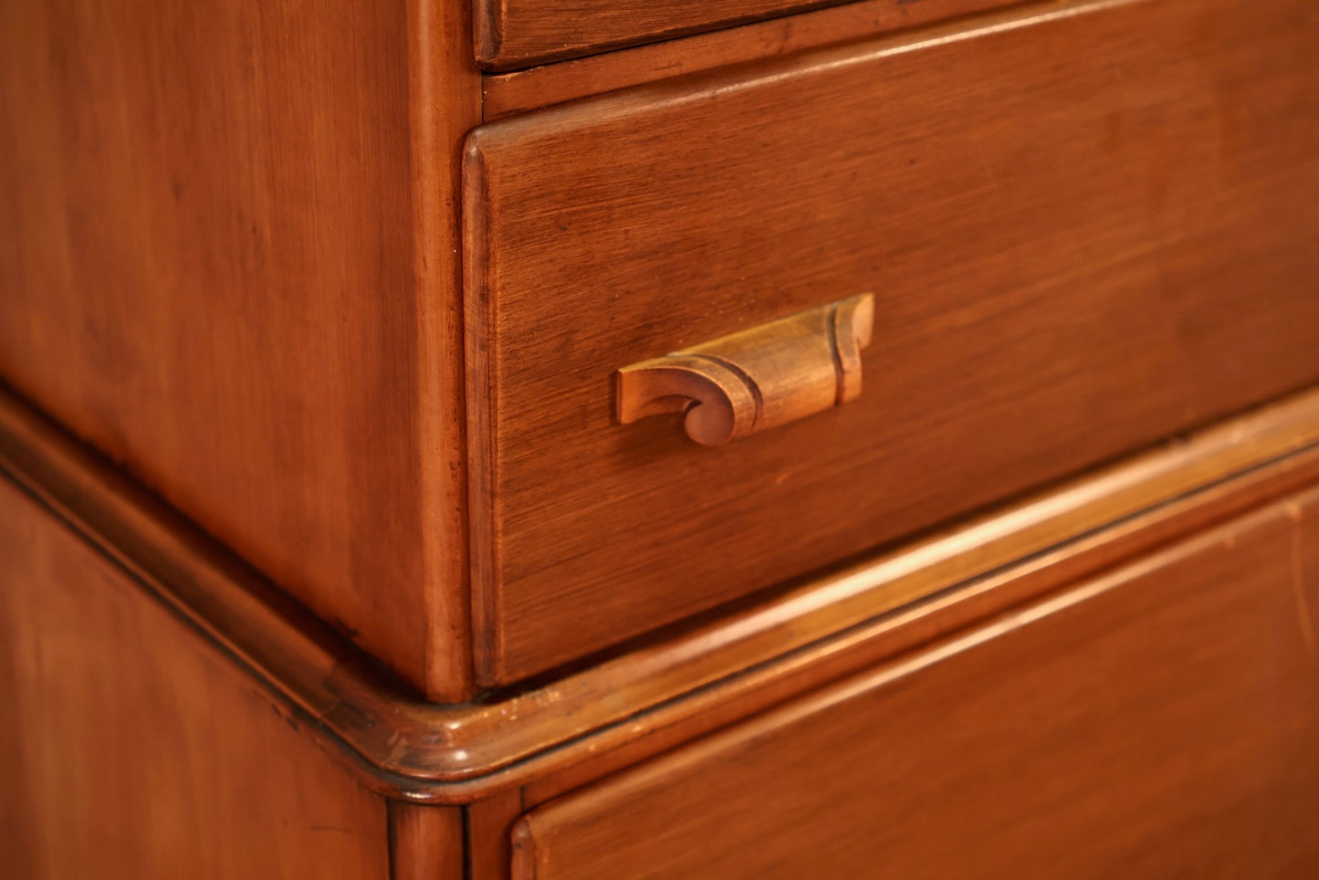 Country Maple 6-Drawer Highboy Dresser - ONLINE ONLY