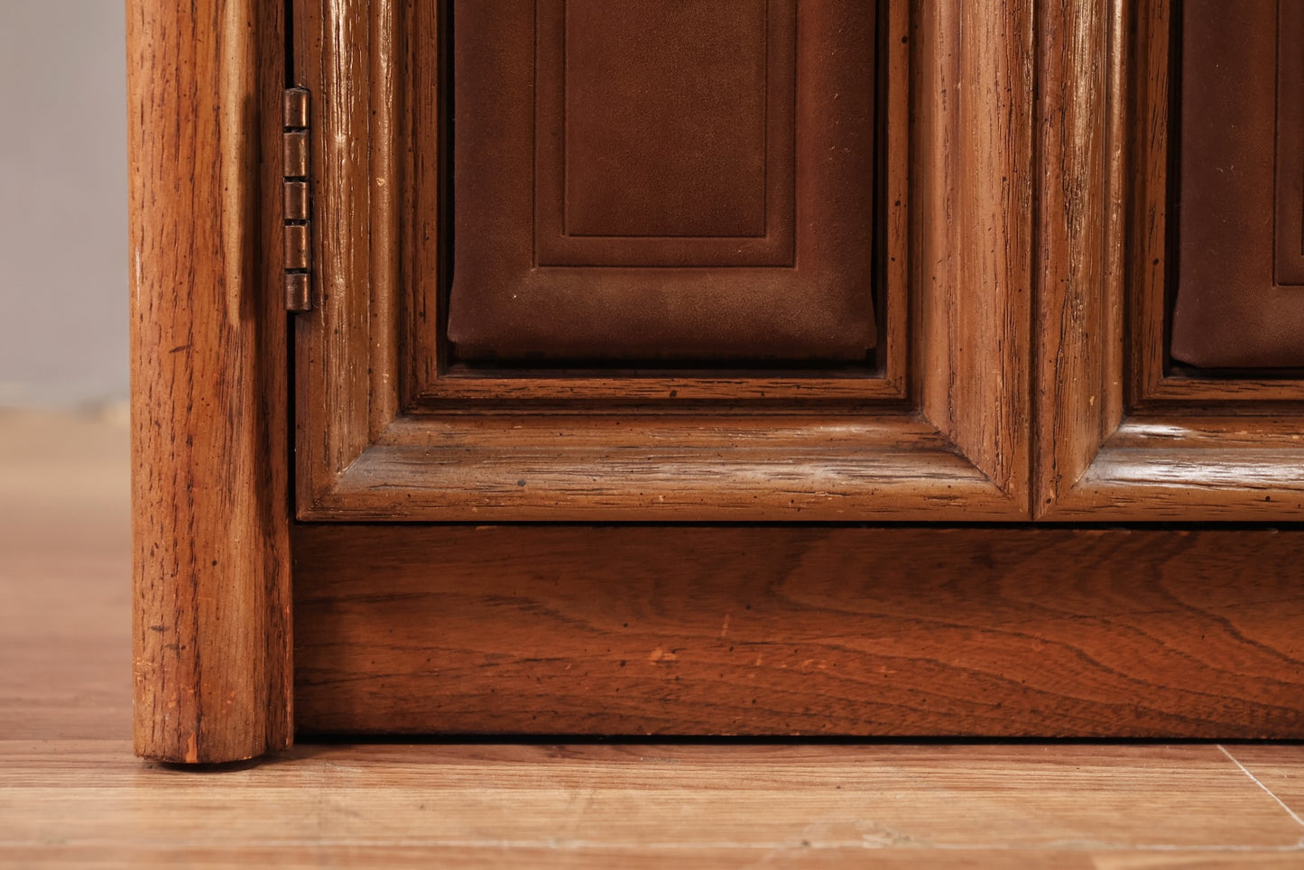 Mid Century Paneled 3-Drawer Credenza