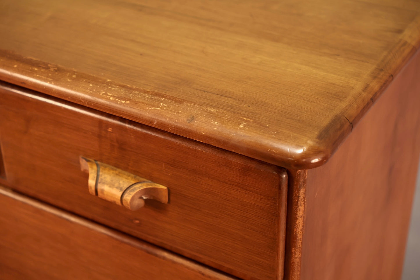 Country Maple 6-Drawer Highboy Dresser - ONLINE ONLY