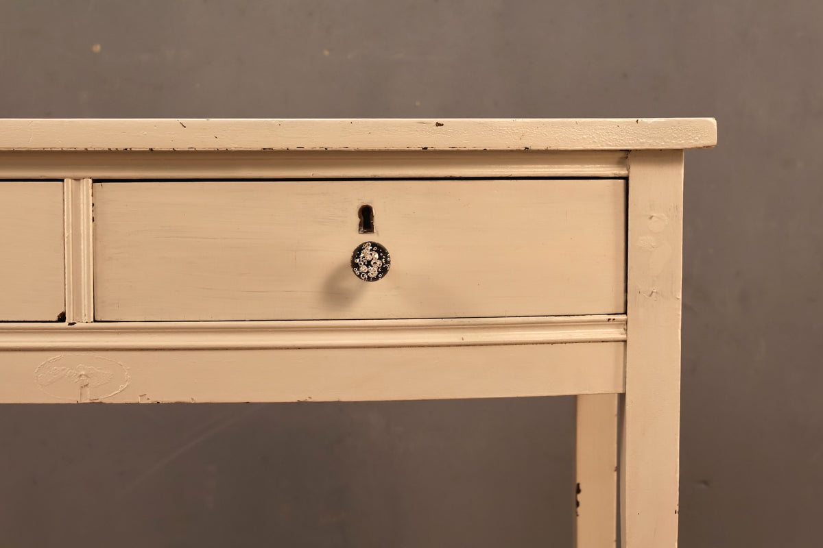 Antique White 2-Drawer Desk