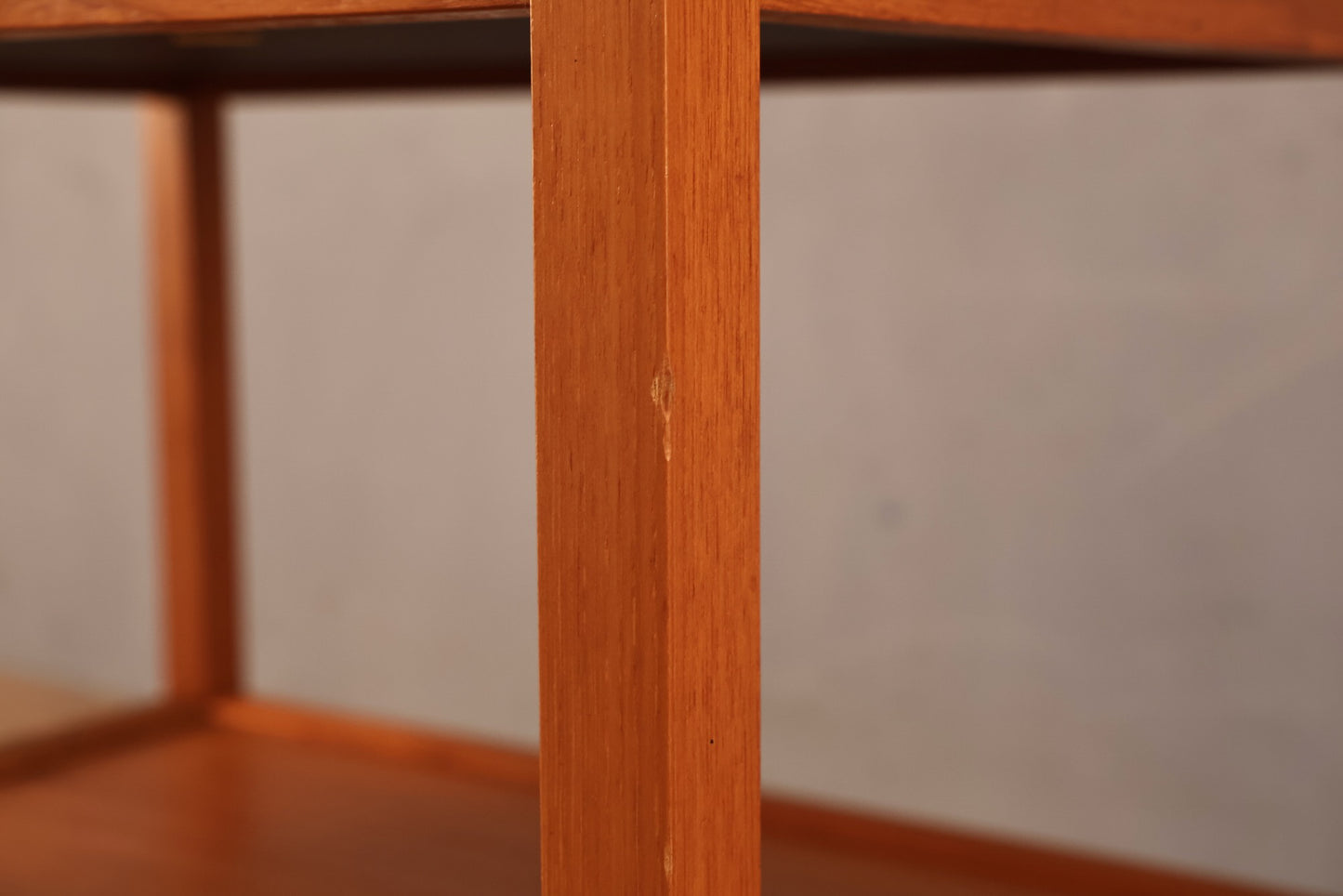 Westnofa Teak & Tile 2-Tier Bar Cart