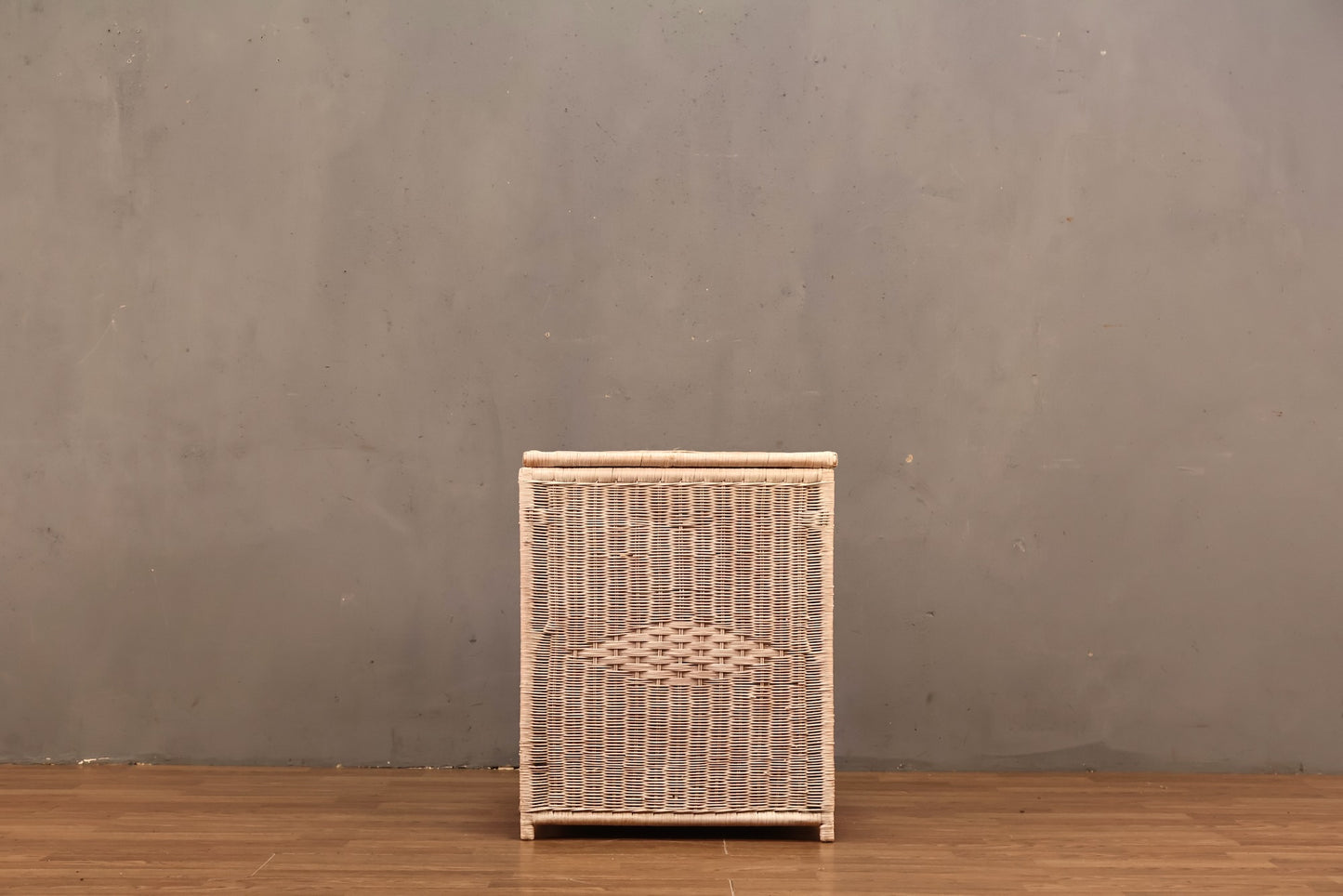 White Wicker Hamper