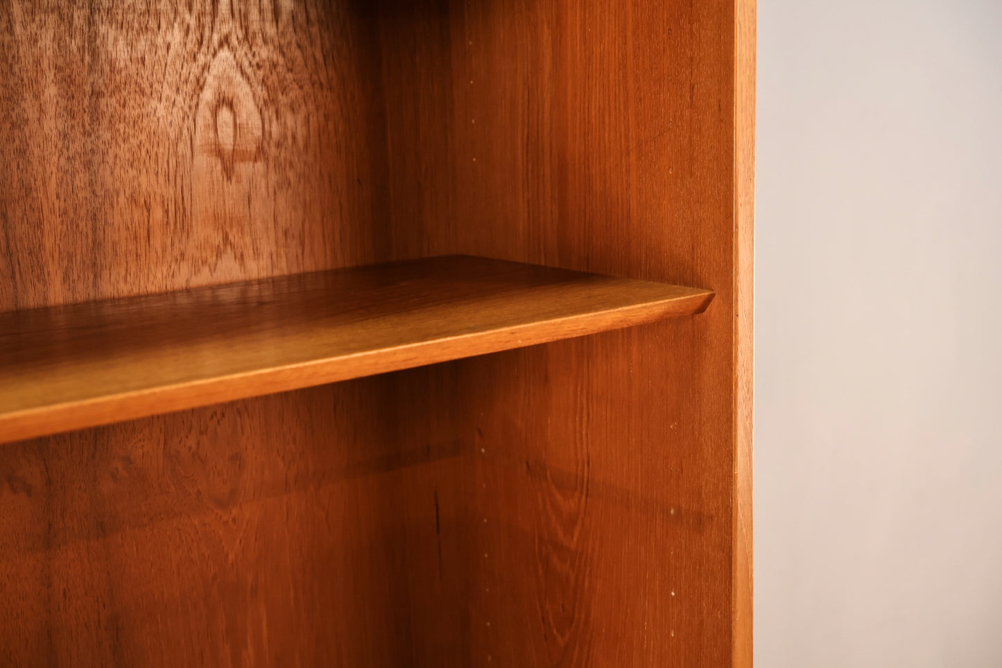 Large Domino Teak Double Bookshelf
