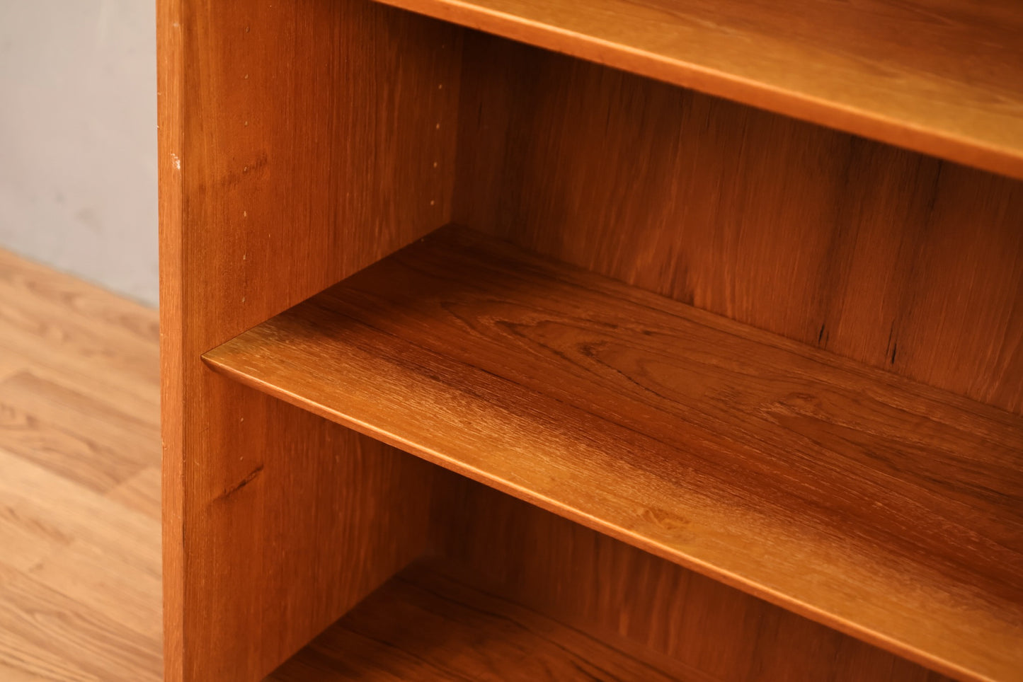 Large Domino Teak Double Bookshelf