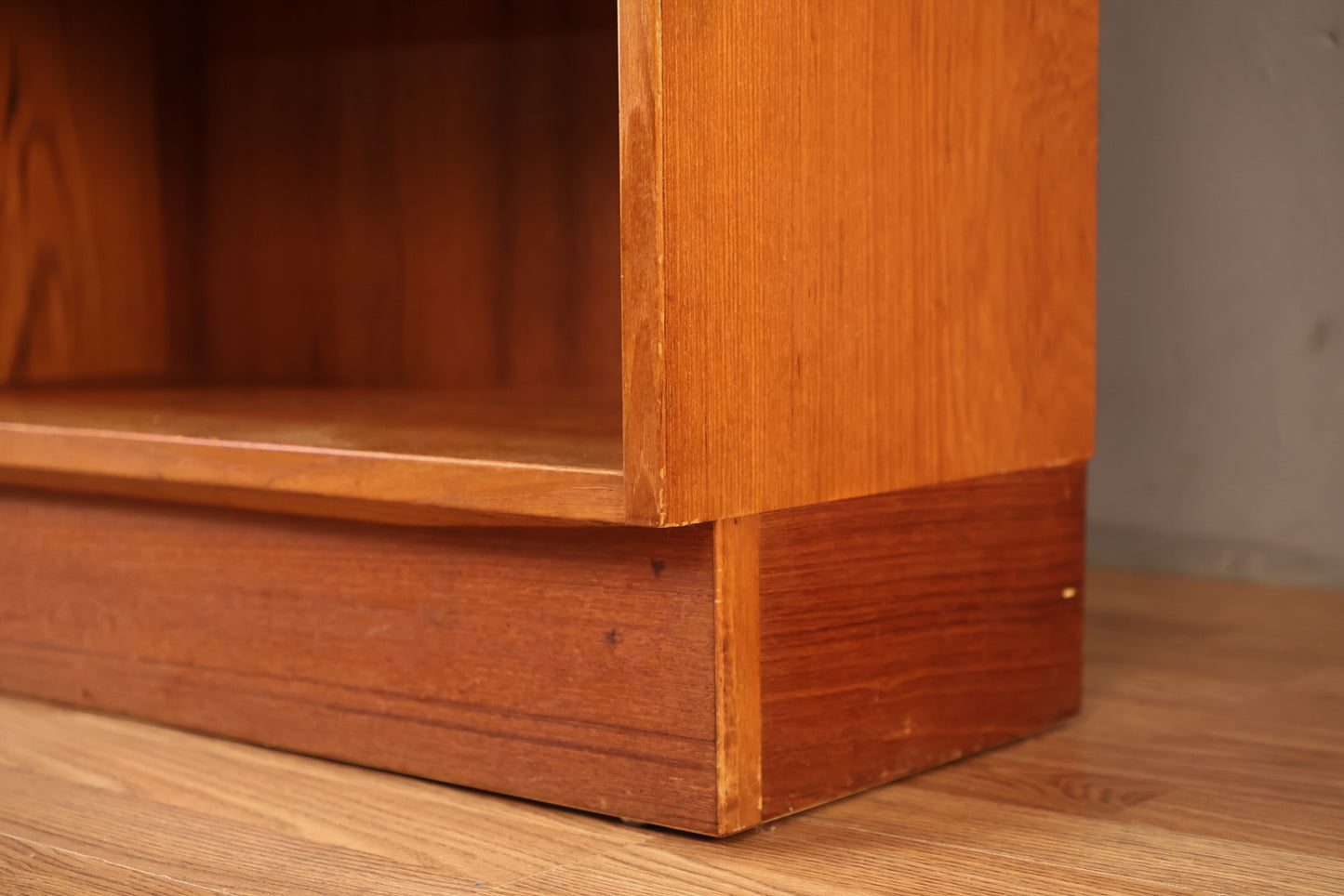 Large Domino Teak Double Bookshelf