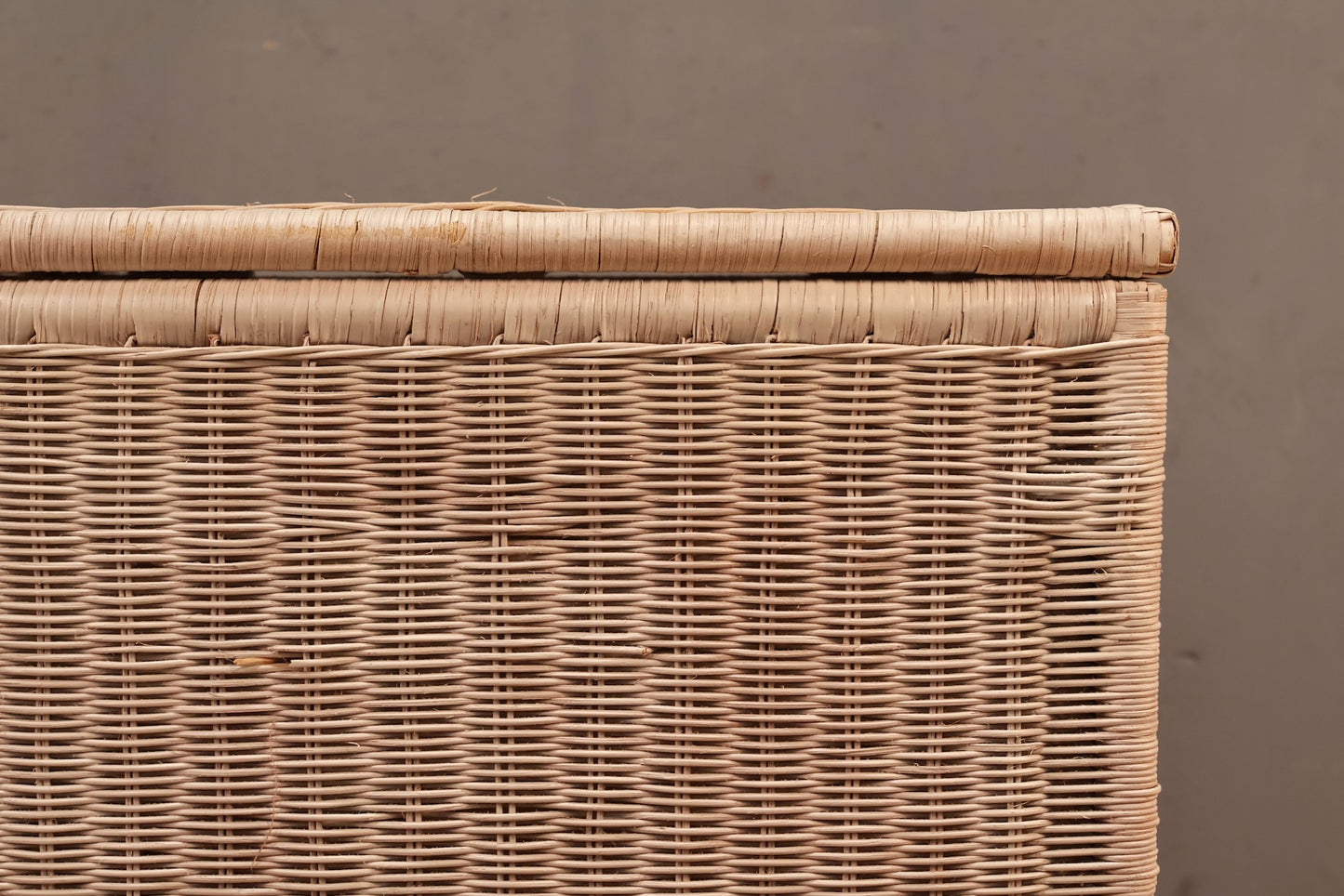 White Wicker Hamper