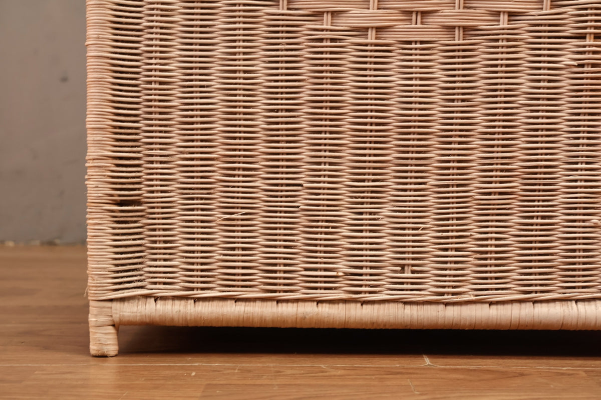 White Wicker Hamper
