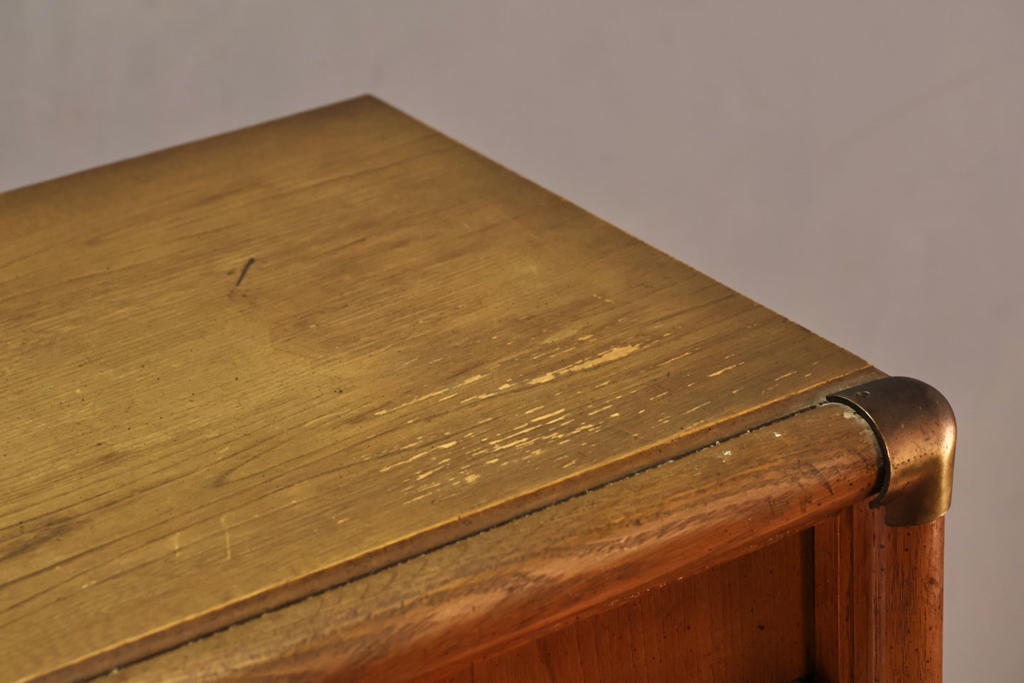 Mid Century Illuminated Glass-Front Bookcase - ONLINE ONLY