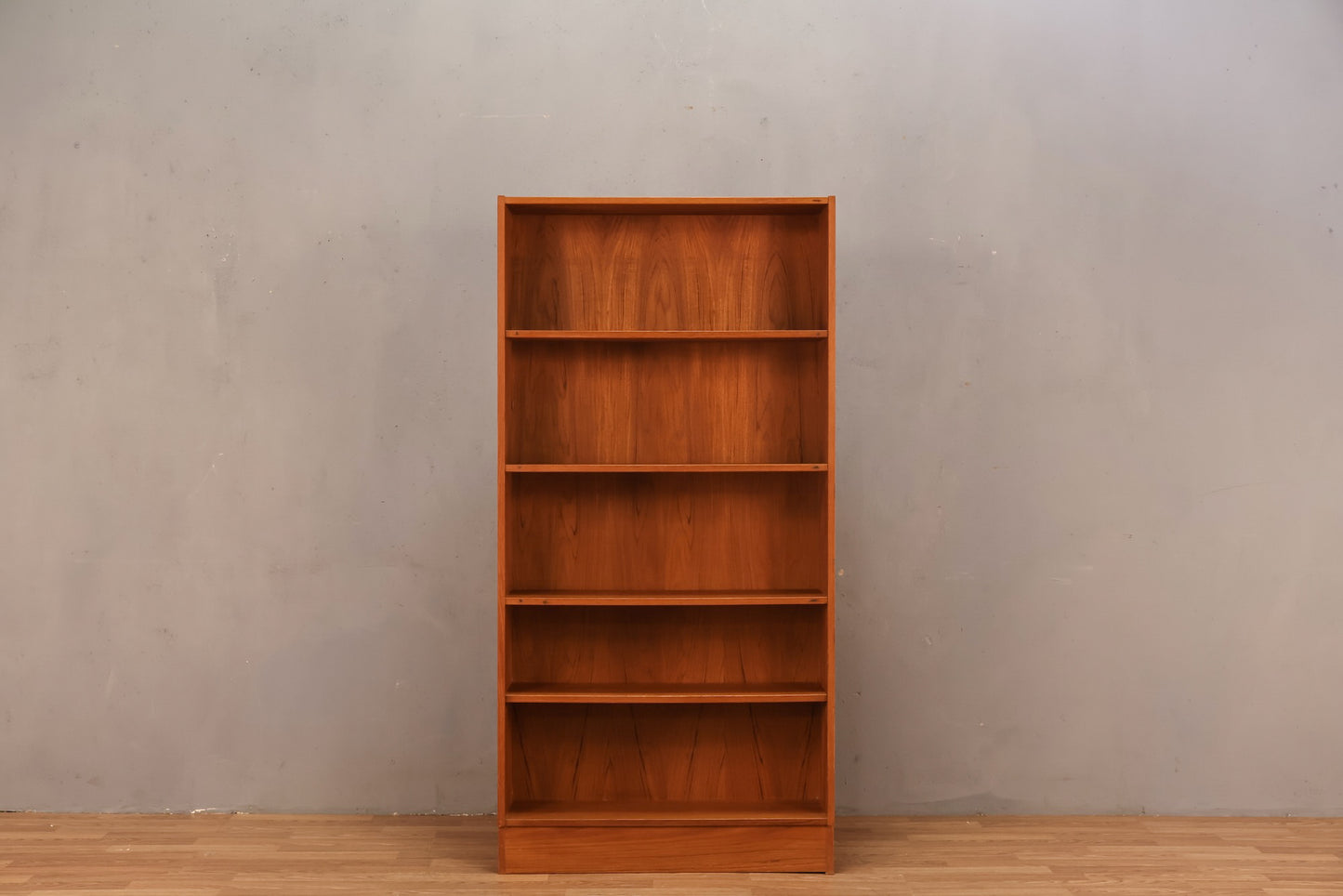 Domino Teak 5-Tier Bookshelf - ONLINE ONLY