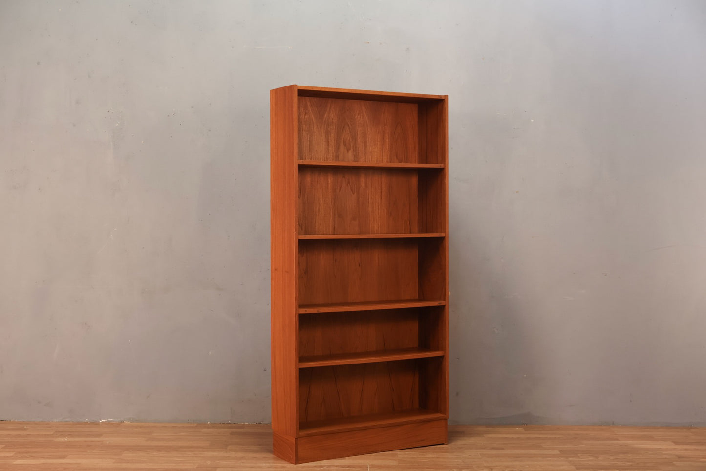 Domino Teak 5-Tier Bookshelf - ONLINE ONLY