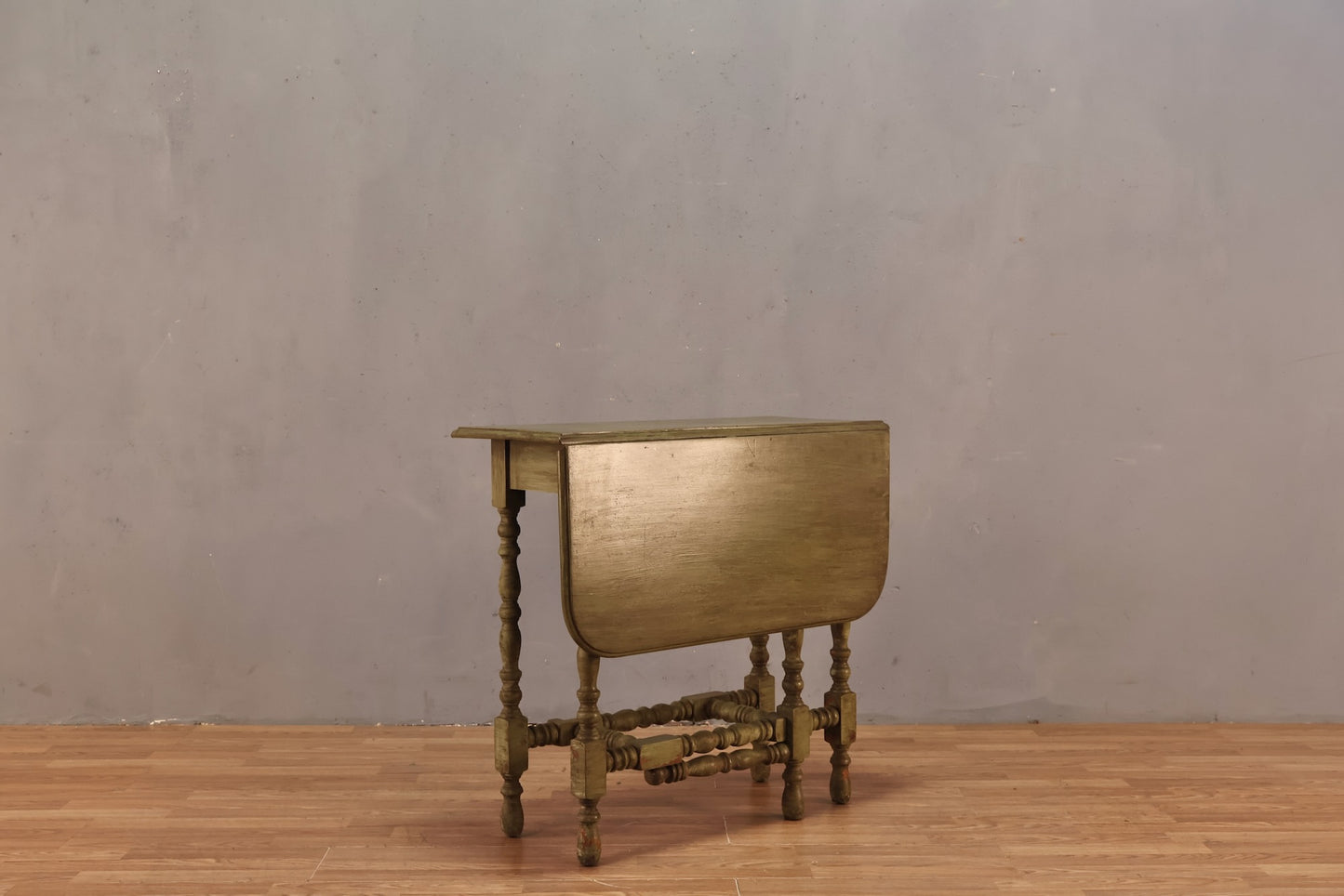 Rustic Sage Drop-Leaf Table - ONLINE ONLY