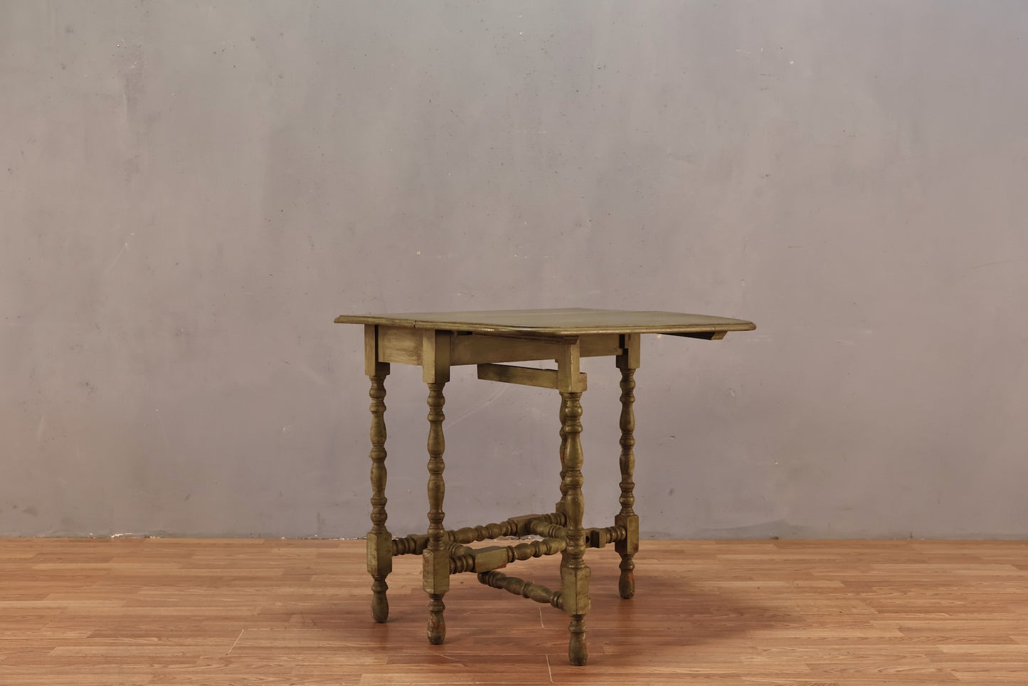 Rustic Sage Drop-Leaf Table - ONLINE ONLY