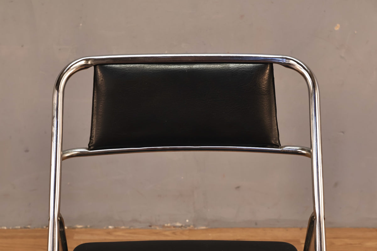 Cosco Black & Chrome Folding Chair
