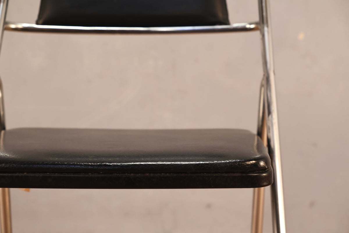 Cosco Black & Chrome Folding Chair