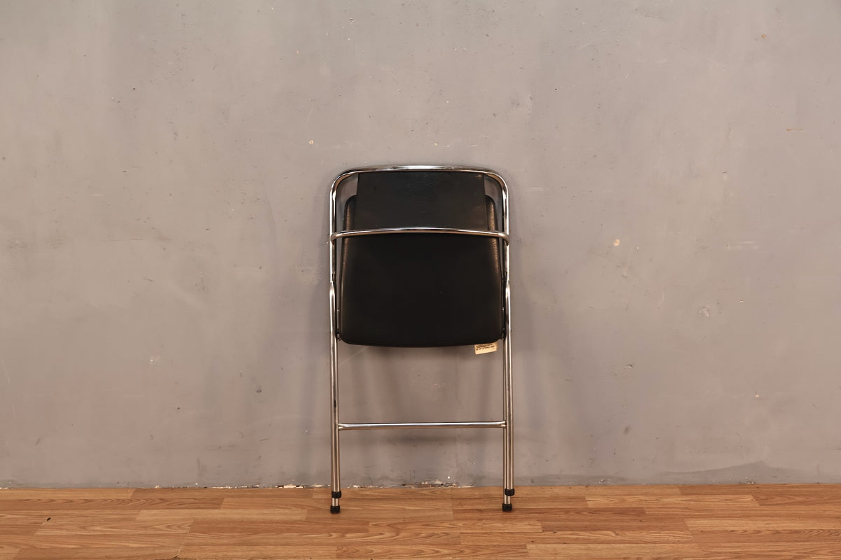 Cosco Black & Chrome Folding Chair