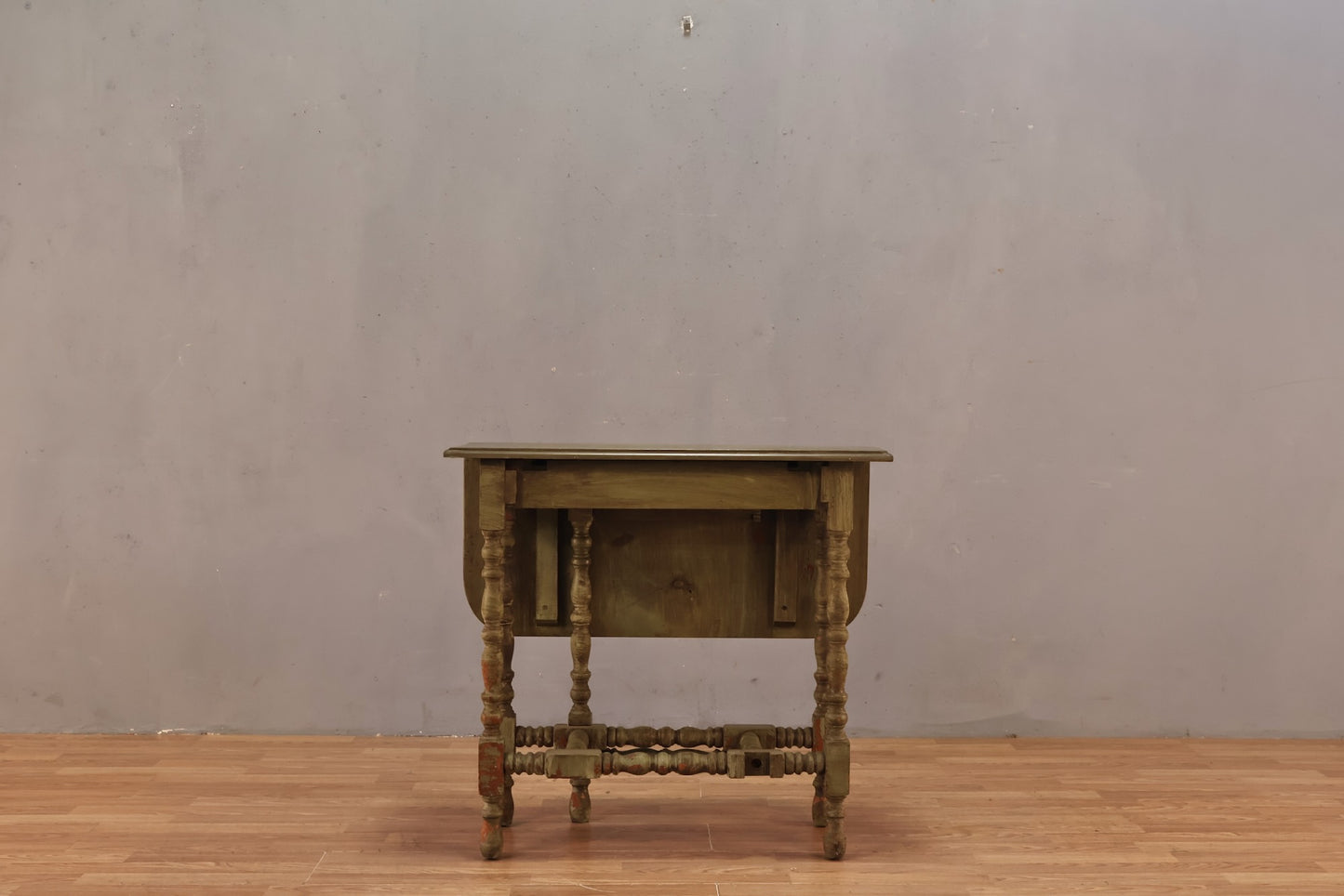 Rustic Sage Drop-Leaf Table - ONLINE ONLY