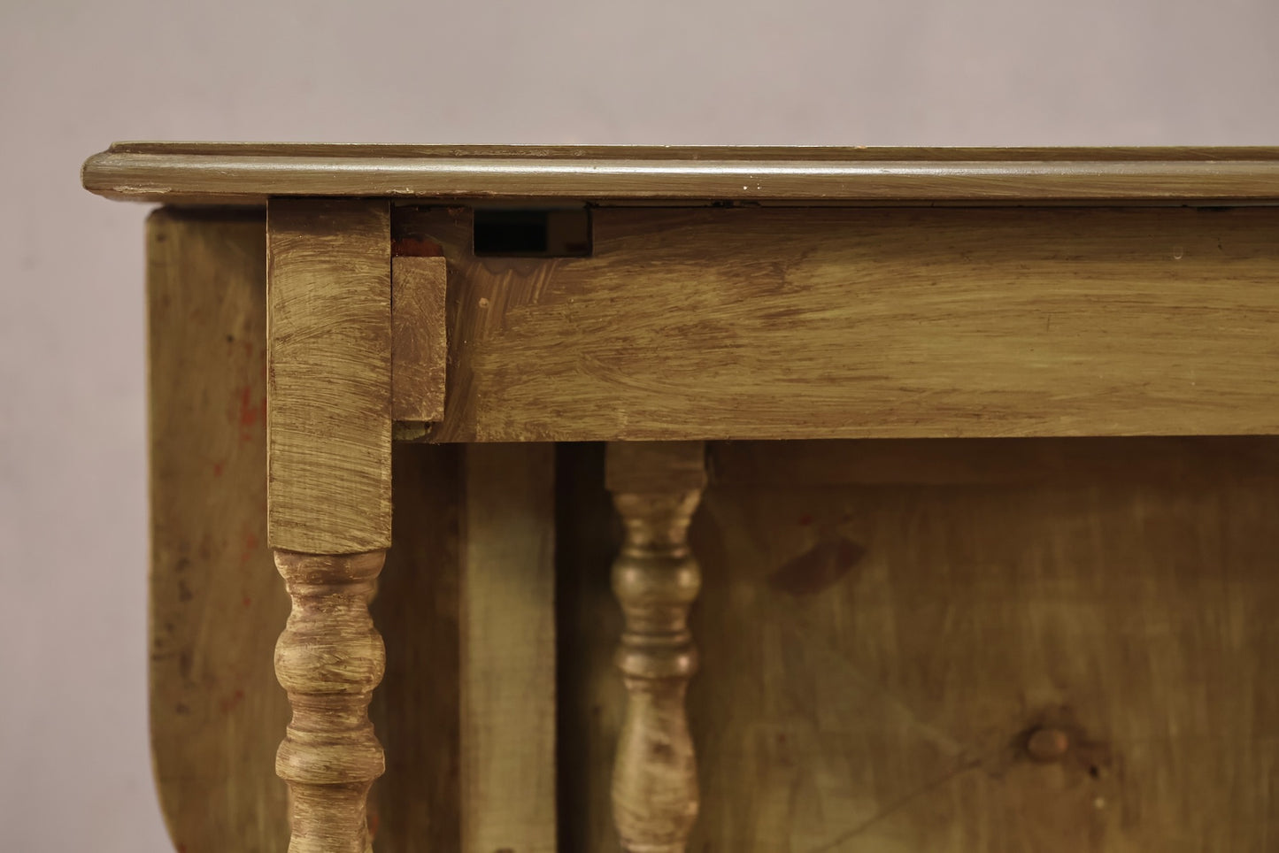 Rustic Sage Drop-Leaf Table - ONLINE ONLY