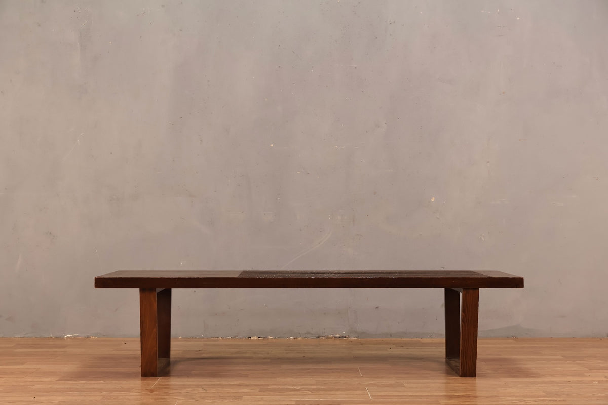 Luxe Slatted Bench Coffee Table