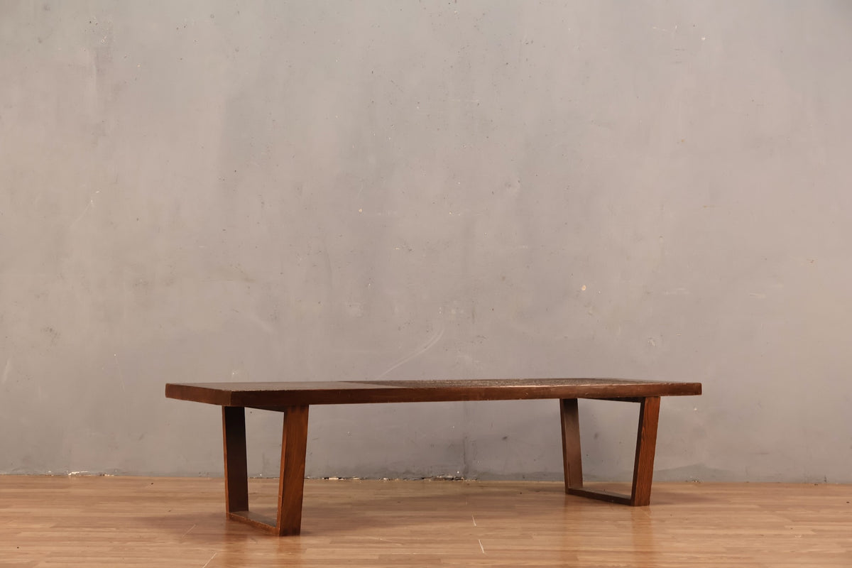 Luxe Slatted Bench Coffee Table