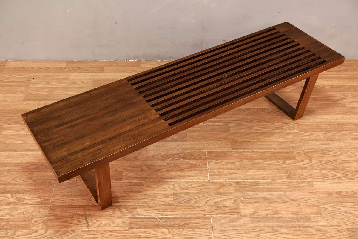 Luxe Slatted Bench Coffee Table