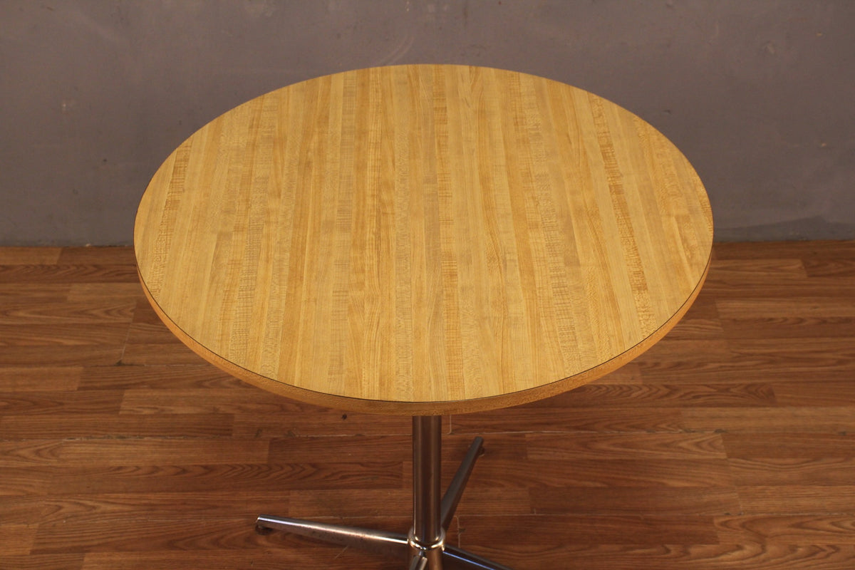 Blonde Laminate Cafe Table