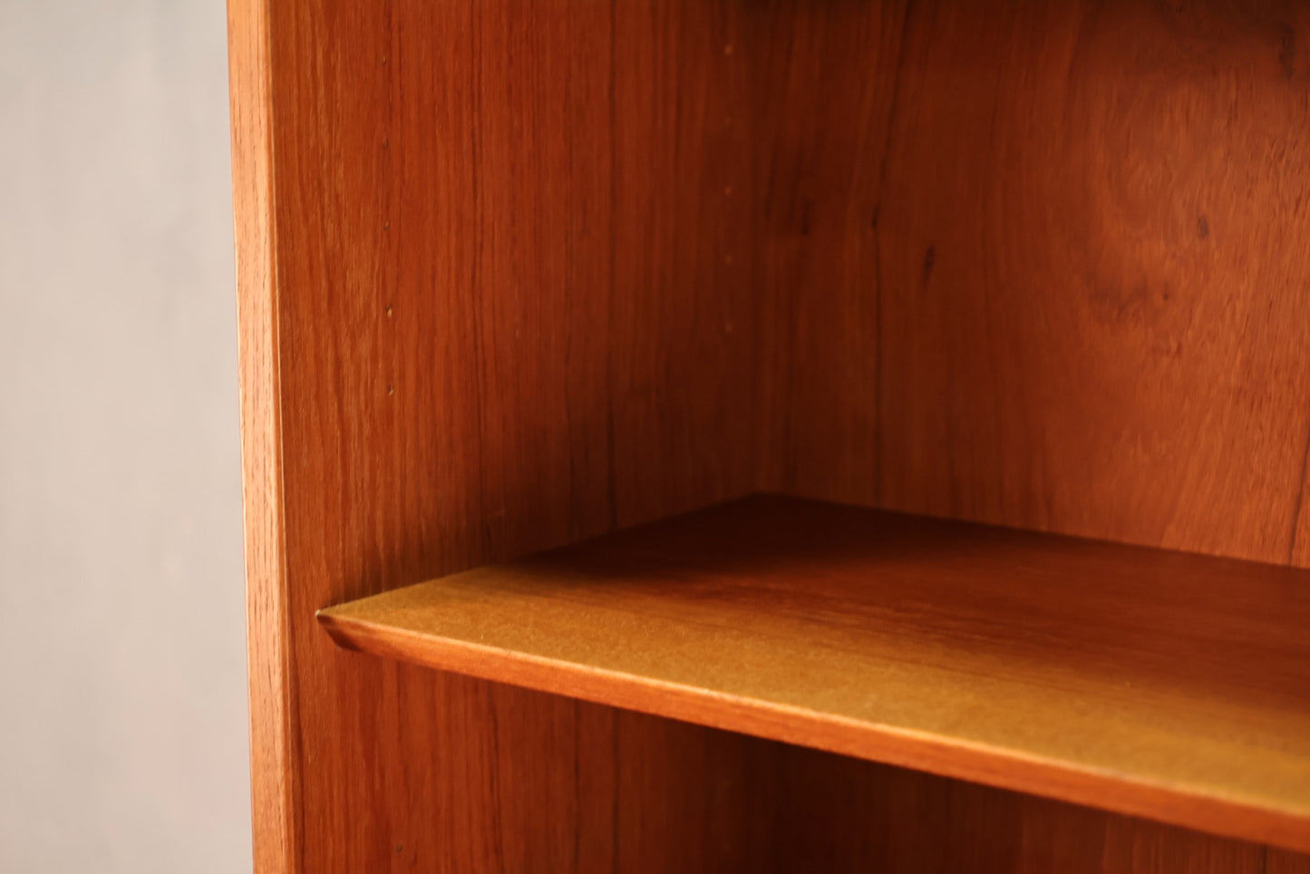 Slim Domino Teak 8-Tier Bookshelf