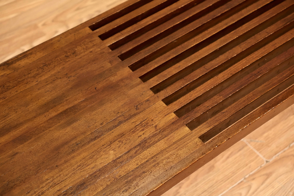 Luxe Slatted Bench Coffee Table