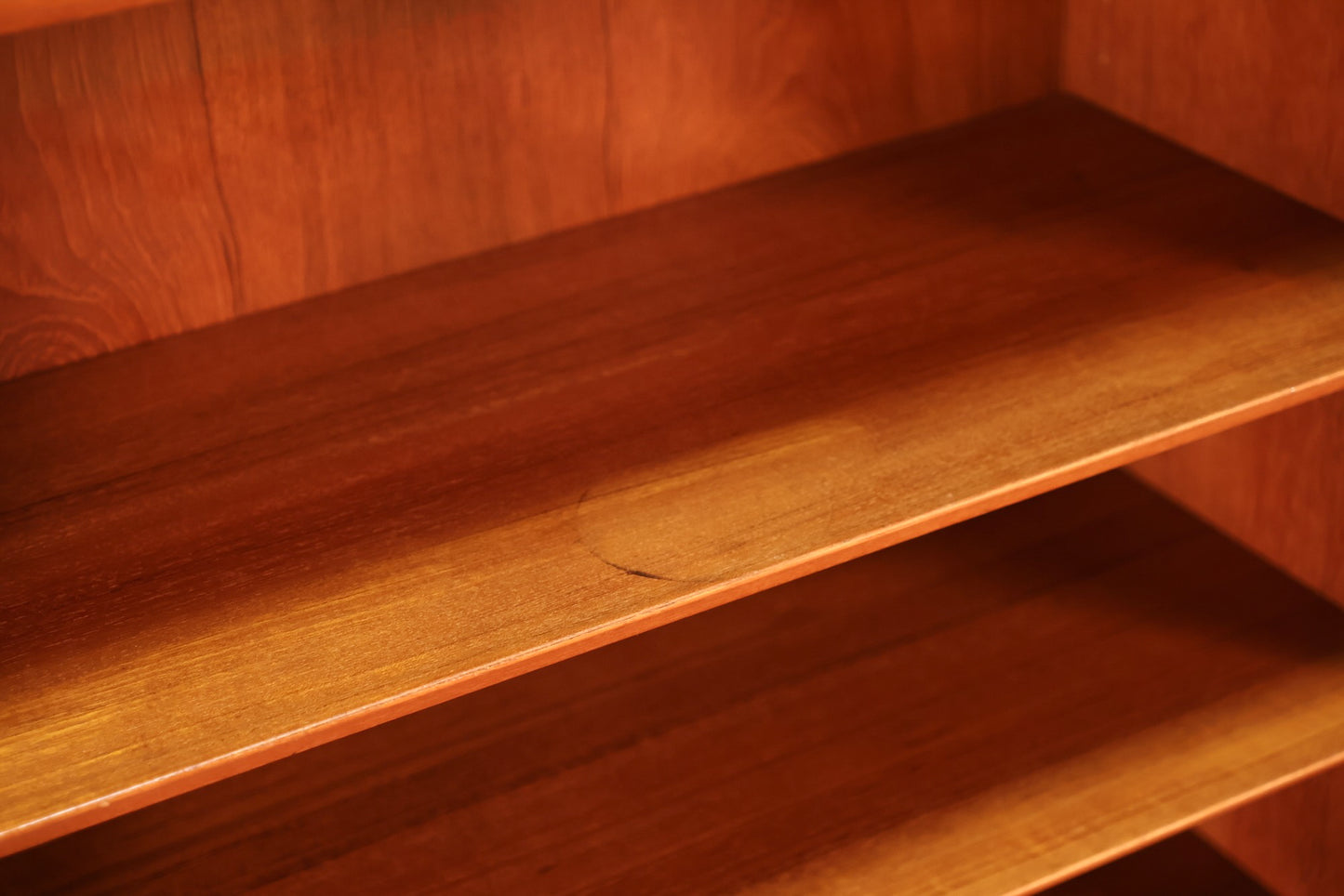 Slim Domino Teak 8-Tier Bookshelf