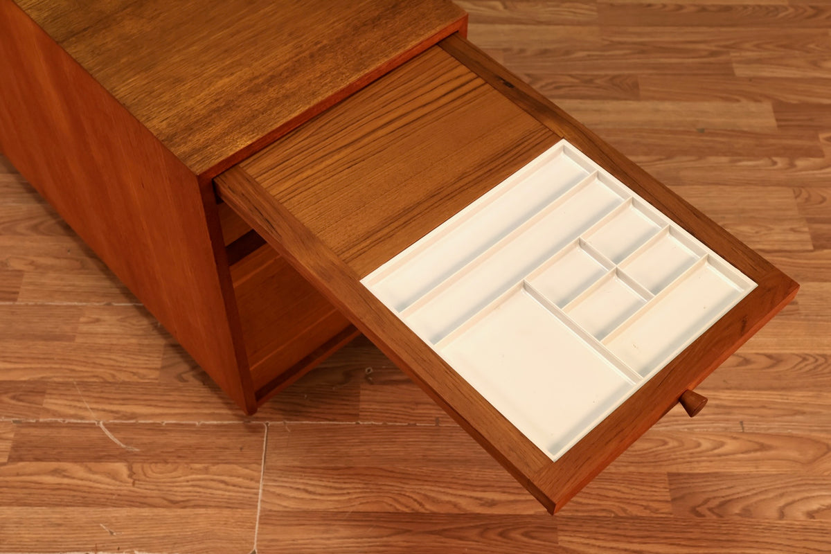 Mid Century Teak Filing Cabinet
