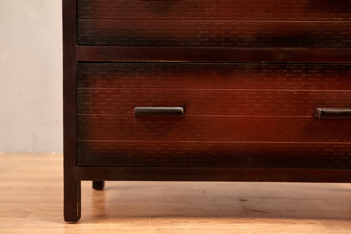 Red Vignette 6-Drawer Petite Dresser