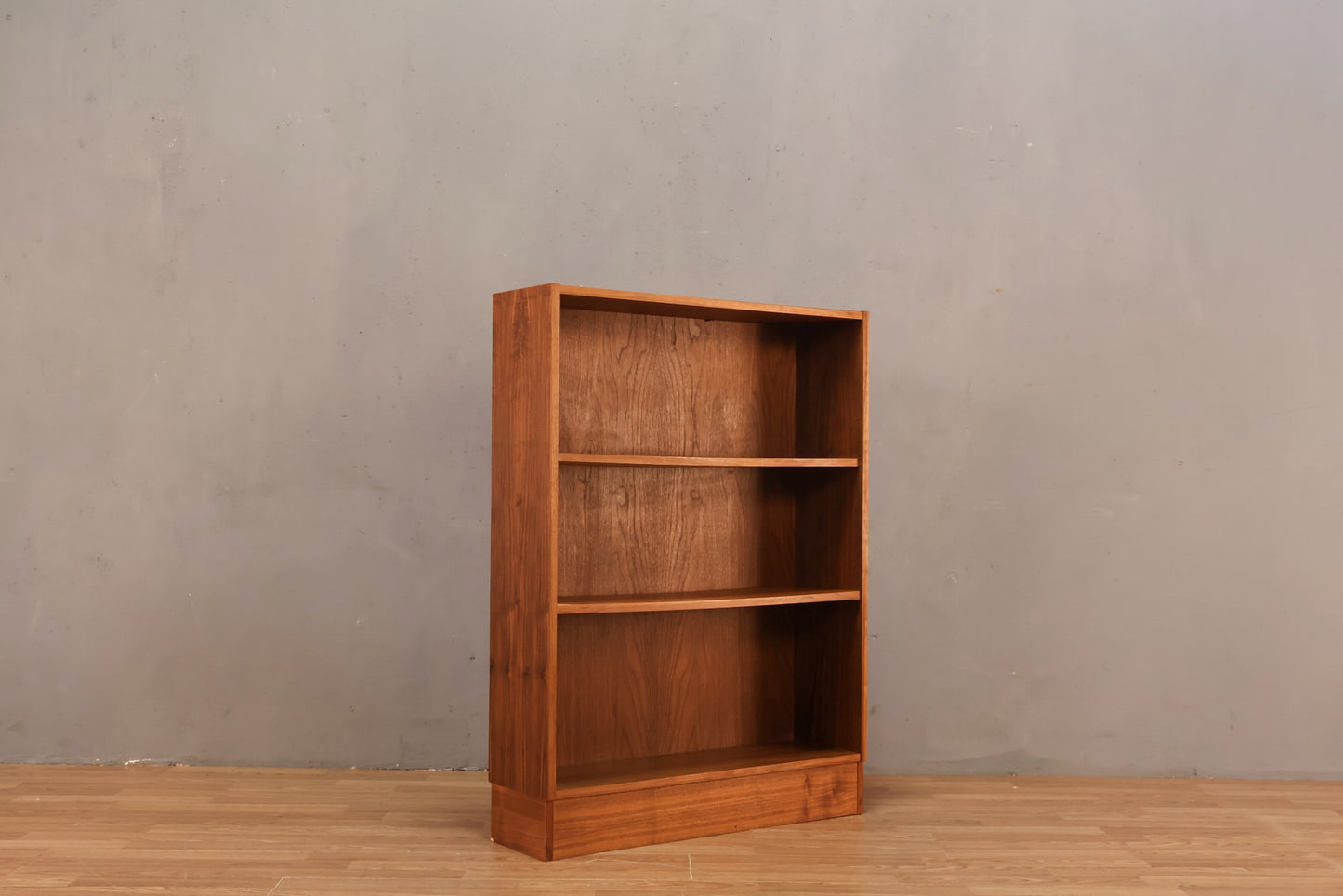 Domino Teak 3-Tier Bookshelf
