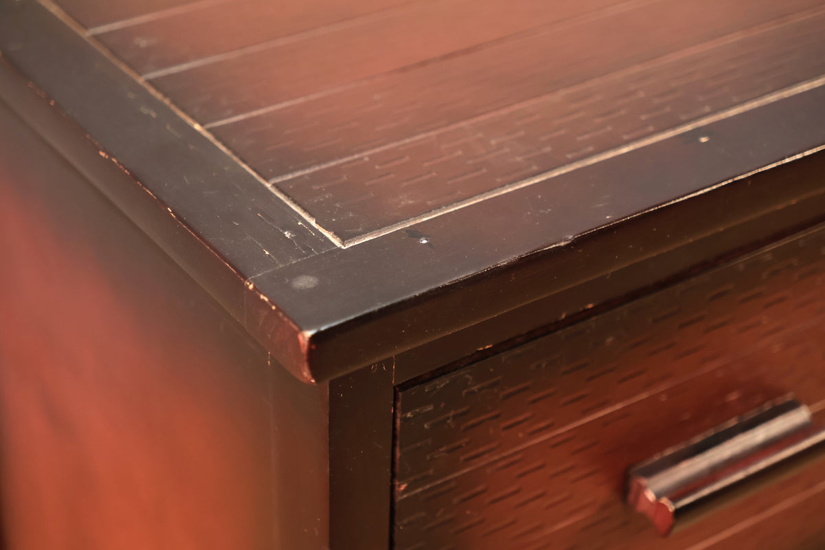 Red Vignette 6-Drawer Petite Dresser