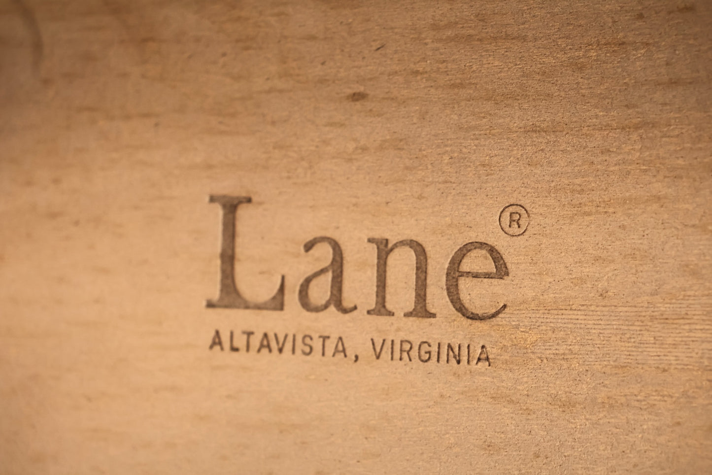 Lane Brutalist Oak End Table M