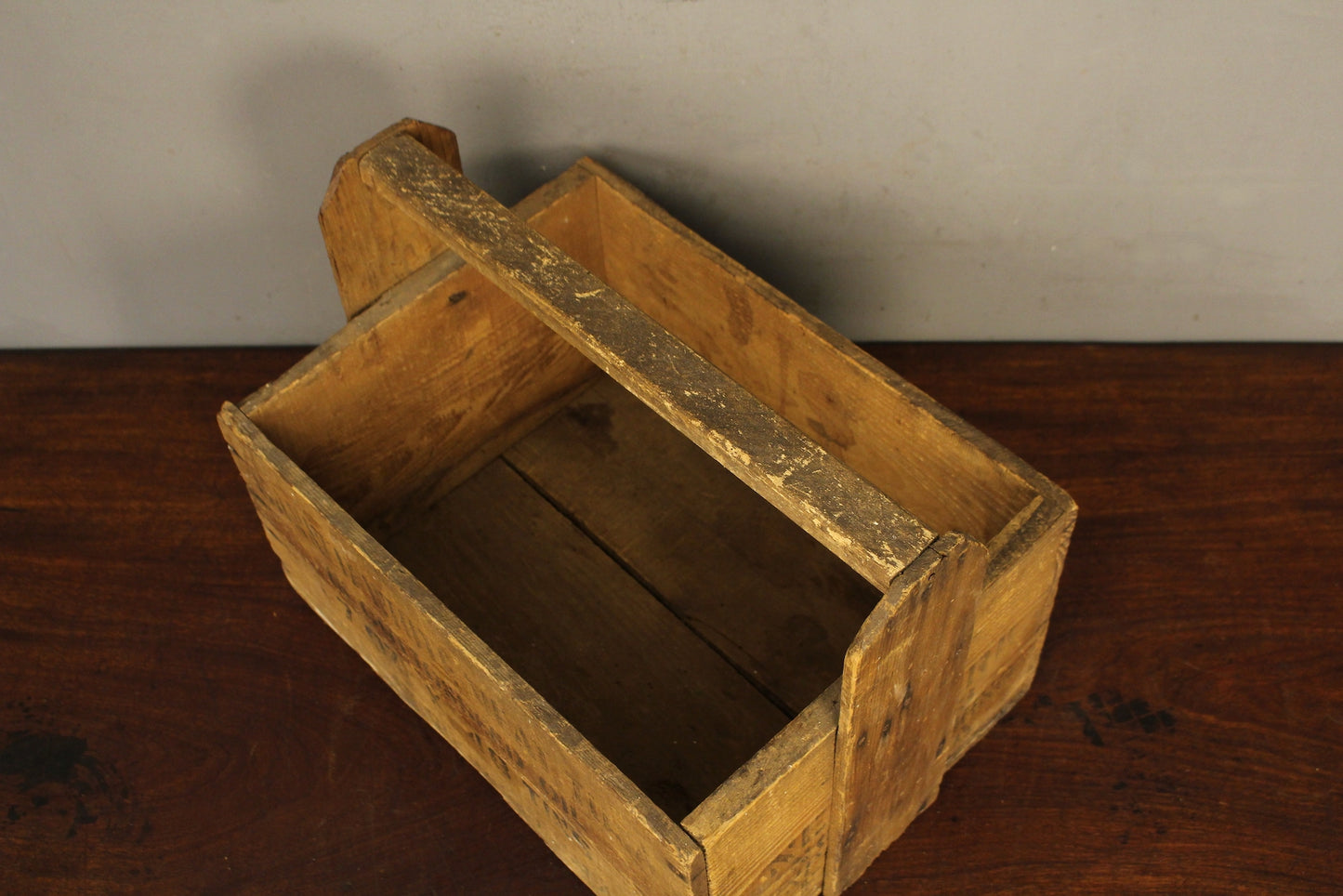 Rustic Tuna Crate Caddy